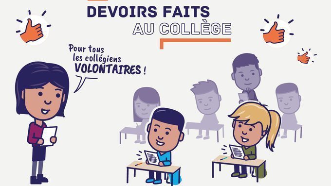 Le dispositif -Devoirs Faits- commence le lundi 20 novembre au Collège Jules Ferry