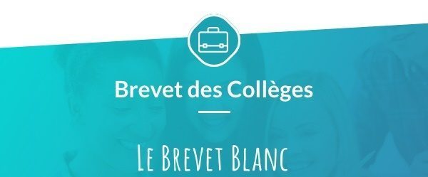 DNB blanc pour les élèves de 3ème