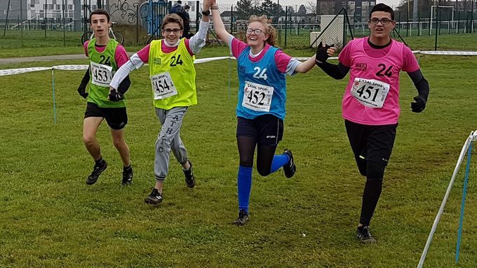 Participation de 10 élèves du collège à TOULOUSE au Championnats de France UNSS de Cross Country