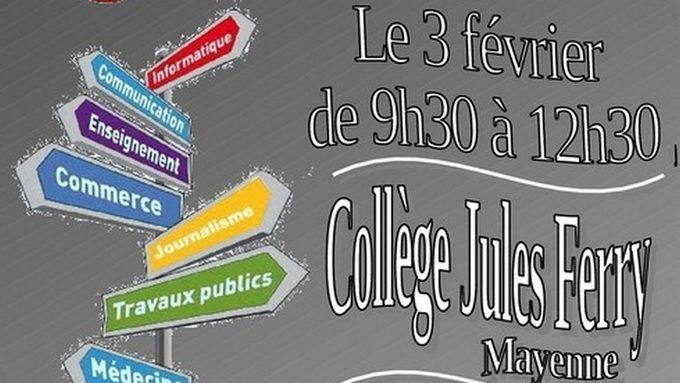 Forum des collègiens le 3 février de 9h30 à 12h30