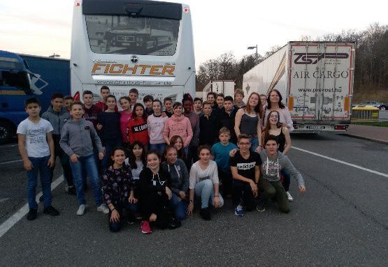 Voyage en Allemagne, les enfants sont bien arrivés.