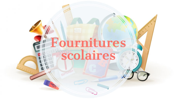 Dates de retrait des fournitures scolaires