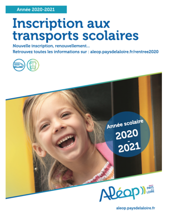 Inscription aux transports scolaires année scolaire 2020/2021