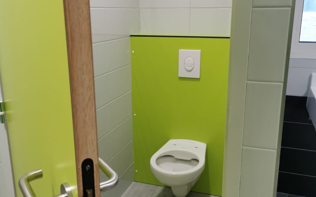 Mise en service de nouvelles toilettes à la rentrée