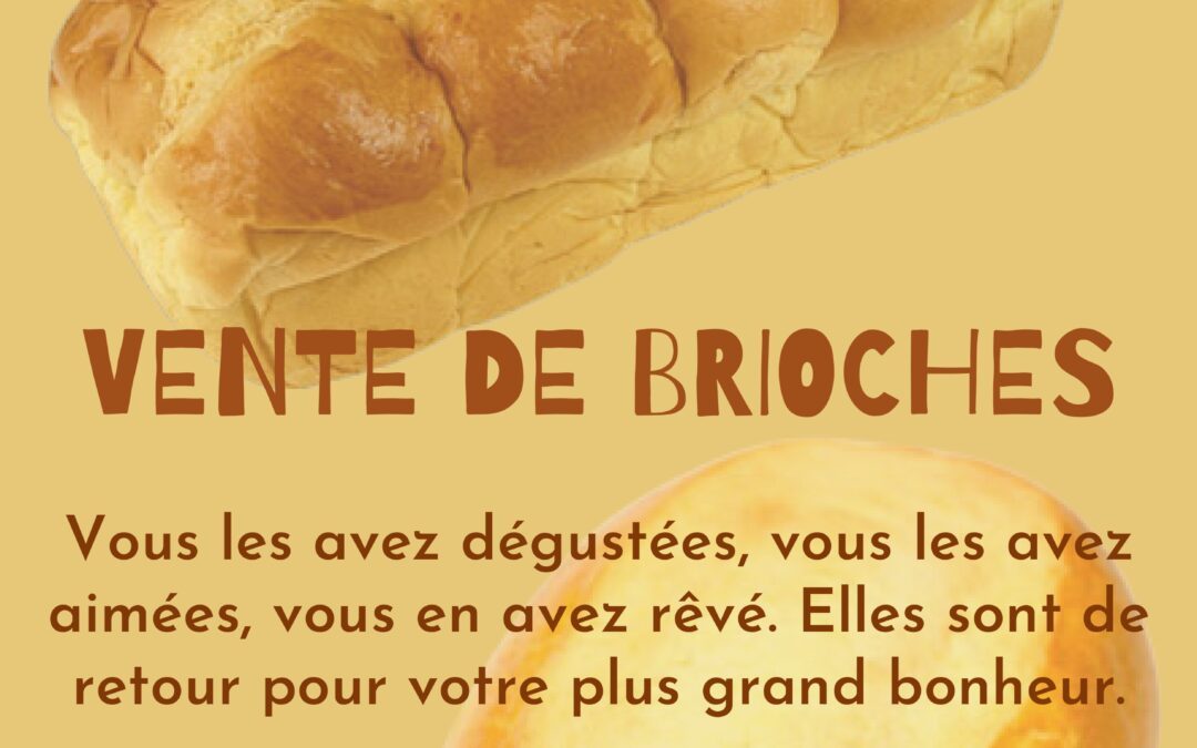 Le FSE organise une vente de brioche