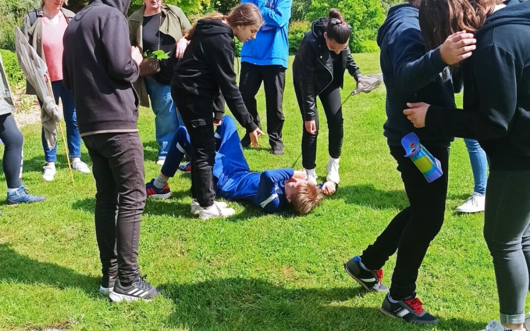 Découverte du jardin des Renaudies par les élèves du dispositif ULIS