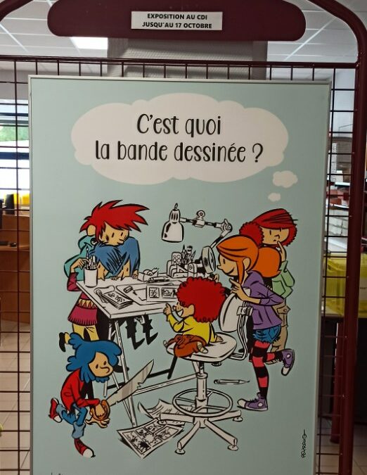 Exposition C’est quoi la bande dessinée? au CDI