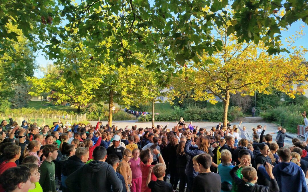 Le collège Jules Ferry a participé aux Virades de l’espoir à Mayenne